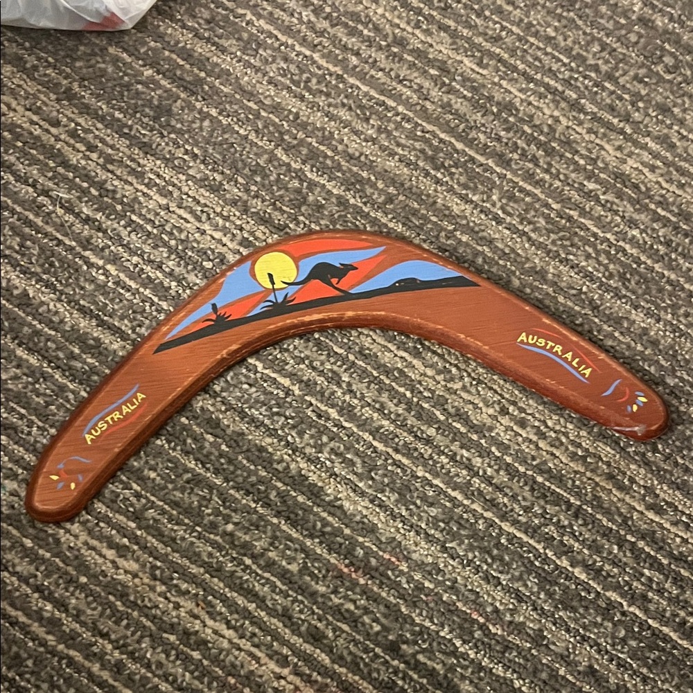 Australian Boomerang Toy - Brown